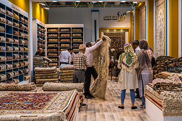 Persian hand-woven rugs